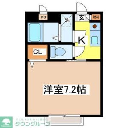 モリハイツの物件間取画像